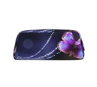 NBSKSDLK Kosmetiktasche mit niedlichem Schmetterlings-Motiv, für Damen und Herren, kleine Kosmetiktasche, mit Reißverschluss, Kosmetiktasche, ästhetische Stifttasche, trendige Aufbewahrungstasche