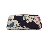 NBSKSDLK Make-up-Tasche mit Fledermaus-Aufdruck, für Damen und Herren, Federmäppchen, Reise-Kosmetiktasche, Kulturbeutel, ästhetische Stifttasche, trendige Aufbewahrungstaschen, Leder-Münztasche