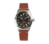 NC Baltany 36mm Retro Automatik Herren Klassische Uhren Saphirglas ST1701 Mechanische Edelstahluhr Männlich (Brown Blue)