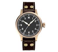 NC Hruodland Bronze Retro Herren Automatik Fliegeruhren Saphirglas 100M Wasserdicht Mechanische Flieger Armbanduhr für Herren (Color 3)