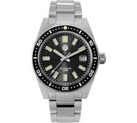 NC San Martin 62mas V4 Herren Taucheruhren Saphirglas Hexagonal Logo NH35 Armband Automatik Armbanduhr (Black)