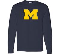 NCAA Offiziell lizenziertes College - University Team Farbe Primary Logo Langarm - Blau - XX-Large