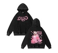 NCTCITY Herren Damen Kapuzenpullover Used-Look Vintage Hip Hop Hoodie Stray Kids Doit Sweatshirt Harajuku Streetwear Tops BangChan Lee Know Changbin Hyunjin Han Felix Seungmin I.N