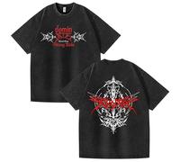 NCTCITY Herren Damen T-Shirt Stray Kids Dominate Used-Look Vintage Tops Harajuku Kurzarm Baumwolle Lose Oberteile BangChan Lee Know Changbin Hyunjin Han Felix Seungmin I.N