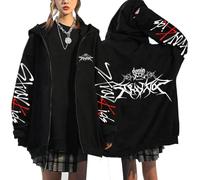 NCTCITY Kapuzenjacke Stray Kids ATE Y2K E-Girl Zip Up Hoodies Freizeit Streetwear Sweater Langarm Top Harajuku Jacke Sweatshirt BangChan Lee Know Changbin Hyunjin Han Felix Seungmin I.N