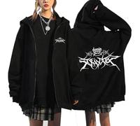 NCTCITY Kapuzenjacke Stray Kids ATE Y2K E-Girl Zip Up Hoodies Freizeit Streetwear Sweater Langarm Top Harajuku Jacke Sweatshirt BangChan Lee Know Changbin Hyunjin Han Felix Seungmin I.N