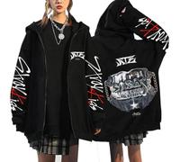 NCTCITY Kapuzenjacke Stray Kids ATE Y2K E-Girl Zip Up Hoodies Freizeit Streetwear Sweater Langarm Top Harajuku Jacke Sweatshirt BangChan Lee Know Changbin Hyunjin Han Felix Seungmin I.N