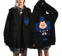 NCTCITY Kapuzenjacke Y2K E-Girl Zip Up Hoodies Freizeit Streetwear Sweater Top Stray Kids Karma Jacke Sweatshirt süßes Cartoon-Tier BangChan Lee Know Changbin Hyunjin Han Felix Seungmin I.N