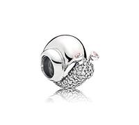 Ndier Fit Original Pandora Armband Charm 925 Sterling Silber Funkelnde Schnecke Für Kristallperlen Diy Schmuckherstellung