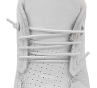 NDTEZUGT 2.5mm Elastische Dünne Ohne Binden Schnürsenkel für On Cloud 5, Elastic dehnbare rund flexible Schnürsenkel für Laufschuhe (Weiß, 30''/75cm)