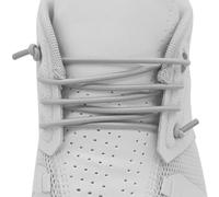NDTEZUGT 2.5mm Elastische Dünne Ohne Binden Schnürsenkel für On Cloud 5, Elastic dehnbare rund flexible Schnürsenkel für Laufschuhe (Grau, 18''/45cm)