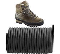 NDTEZUGT 4mm Rund Reißfest Schnürsenkel für Meindl Wanderschuhe Schwarz54in