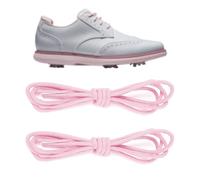 NDTEZUGT Gewachste Schnürsenkel für FootJoy, 2.5 mm Golf Dünne Runde Oxford Schnürsenkel, Ersatzschnüre für Herren Abendschuhe(Pink,28"/70cm)
