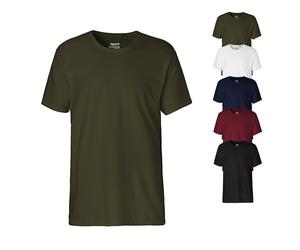 NE61030 Neutral Herren T-Shirt Interlock-Material Bordeaux S