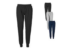 NE74002 Neutral Jogginghose mit Bündchen und Reißverschlusstasche Black M