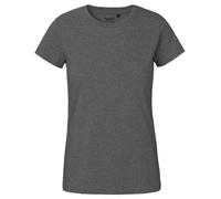 Neutral Damen T-Shirt Classic aus Bio-Fairtrade-Baumwolle - Dunkel meliert | S