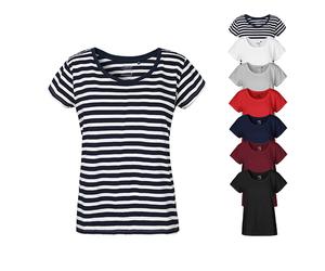 NE81003 Neutral Damen locker geschnittenes T-Shirt Red XL