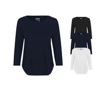 NE81006 Neutral Damen 3/4-Ärmel T-Shirt Navy XXL