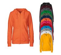 Neutral - Damen Sweatjacke 'Zip Hoodie' / Bottle Green, S