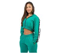 Nebbia Cropped Iconic Full Zip Sweatshirt Grün M Frau