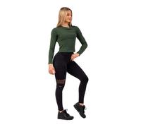 Nebbia Damen Leggins Nebbia High-Waist ¾ Length Sporty Leggings 404 black XS