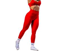 Nebbia Damen Leggins Nebbia TOTALLY SEAMLESS High-Waist Leggings MAXIMUM PUSH-UP 302 red XS