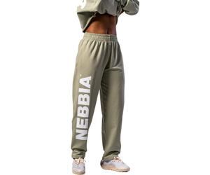 Nebbia Trainingshose Nebbia STRONG BEAUTY Loose-Fit Baggy Pants BOYFRIEND STYLE 432 light green S