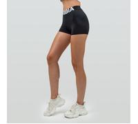 NEBBIA Women‘s High Waisted shorts Glute Pump Black M