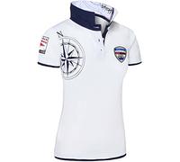 Nebulus Damen Poloshirt EGERSUND, Shirt, Sweatshirt, Polo, weiß - M/38