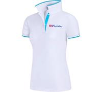 Nebulus Damen Poloshirt LASTONE, Shirt, Sweatshirt, Polo, weiß-türkis - L/40