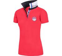 Nebulus Damen Poloshirt Rebound, Shirt, Sweatshirt, Polo, rot-schwarz - M/38