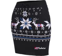 Nebulus Damen Rock SKIRTY, lässiger Rock, Winterrock, schwarz - XXL/44