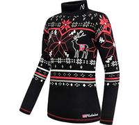 Nebulus Damen Rolli Coaster, Rollkragen, Langarm, rot - XL/42