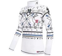 Nebulus Damen Rolli Coaster, Rollkragen, Langarm, weiß - S/36