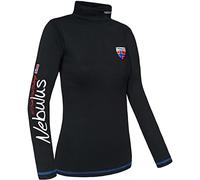 Nebulus Damen Rolli Warmer, Rollkragen, Langarm, schwarz - XXL/44