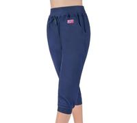 Nebulus Damen Short Pearly, Capri Hose, Sommerhose, Navy - S/36