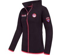 Nebulus Damen Sweatjacke NORY, Übergangsjacke, vielseitig (DE/NL/SE/PL, Alphanumerisch, M, Regular, Regular, schwarz-rot)