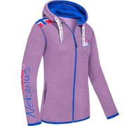 Nebulus Damen Sweatjacke TURIOL, Jacke, praktische Kapuzenjacke (DE/NL/SE/PL, Alphanumerisch, L, Regular, Regular, purple-kobalt)