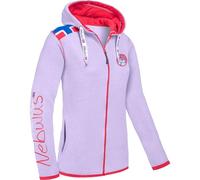 Nebulus Damen Sweatjacke TURIOL, Jacke, praktische Kapuzenjacke (DE/NL/SE/PL, Alphanumerisch, XL, Regular, Regular, lila-rot)