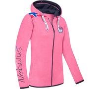 Nebulus Damen Sweatjacke TURIOL, Jacke, praktische Kapuzenjacke (DE/NL/SE/PL, Alphanumerisch, XXL, Regular, Regular, fuchsia-schwarz)
