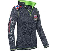 Nebulus Fleecepullover FLAGSTER Damen (Model: P5954 - Damen, Navy meliert; Größe: L/40)