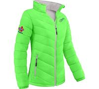 Nebulus Glossy Jacke Leman - Stehkragen, Jacke (Modell: P2247 - Damen, grün; Größe: S) FBA