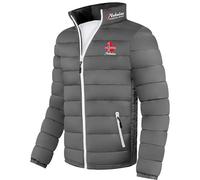 Nebulus Glossy Jacke SÖLDEN - Stehkragen, Jacke (Modell: P2206 - Herren, dunkelgrau; Größe: XXL) FBA