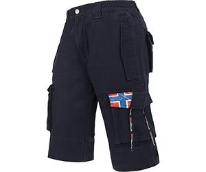 Nebulus Herren Cargo Short BOODY, Sommer Hose, Herren mit 6 Taschen, Navy - XXL