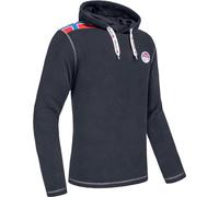 Nebulus Herren Fleece-Hoody File, stylischer Pullover, Kapuze mit Kordelzug (DE/NL/SE/PL, Alphanumerisch, L, Regular, Regular, schwarz-grau)