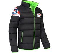 Nebulus Herren Jacke BRAXTON, warme Outdoorjacke, praktische & vielseitige Übergangs- & Winterjacke, schwarz - XXL
