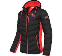 Nebulus Winterjacke MERIK - Schwarz-Rot / M