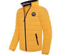 Nebulus Herren Jacke TAMMES, warme Outdoorjacke, praktische & vielseitige Übergangs- & Winterjacke, gelb - S