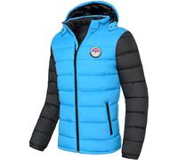 Nebulus Herren Jacke UNIMAK, warme Outdoorjacke, praktische & vielseitige Übergangs- & Winterjacke, malibu - schwa - XL