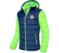 Nebulus Herren Jacke UNIMAK, warme Outdoorjacke, praktische & vielseitige Übergangs- & Winterjacke, navy - green_f - XXL